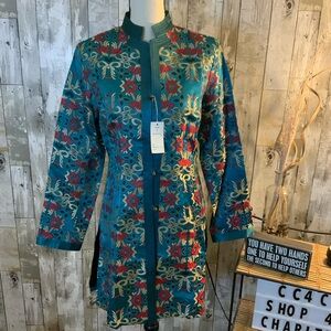 Dragon Silk kimono. Size L. NWT